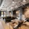 lounge with plenty of seating including semi private booths